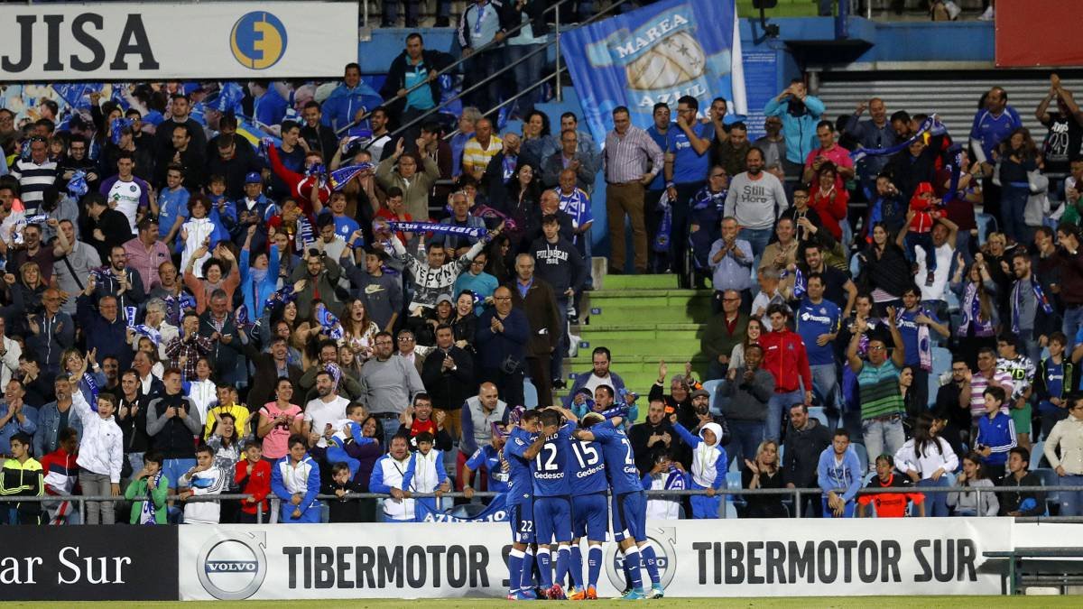 Aficionados del Getafe.