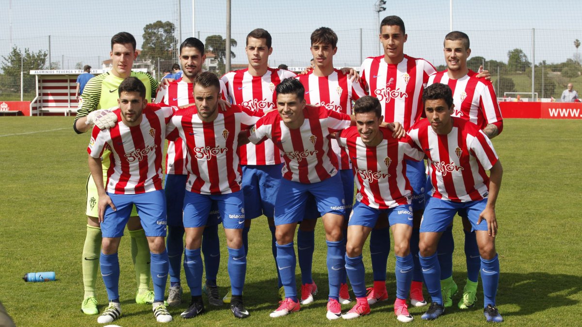 Un once del Sporting B.