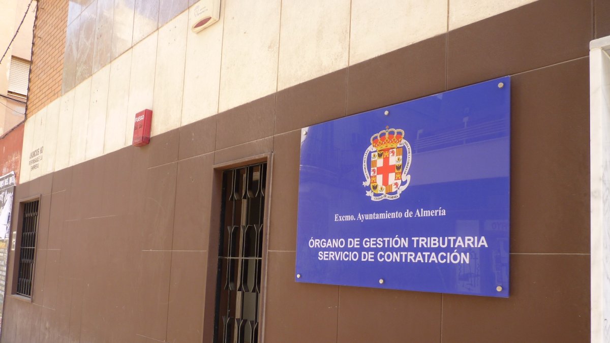 Exterior del edificio del Órgano de Gestión Tributaria