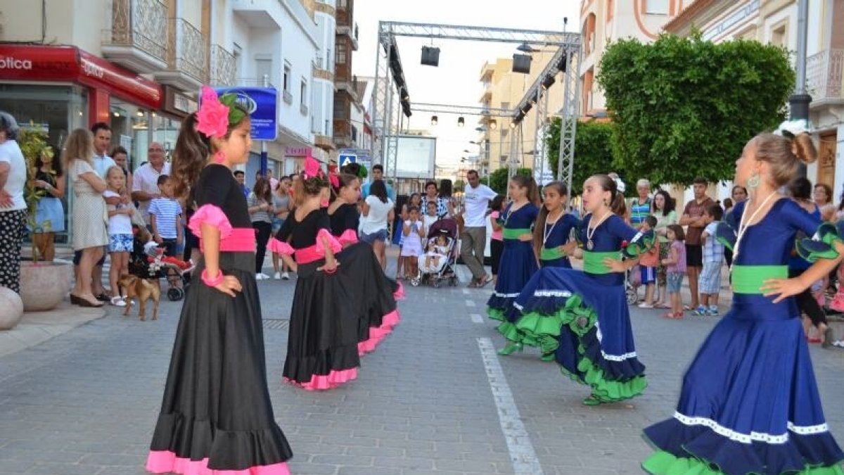 Evento de una Noche en Blanco de Albox celebrada años atrás en el municipio.