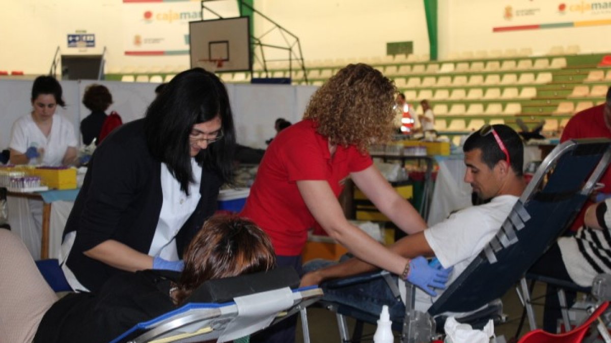 Imagen de archivo de una de las colectas de sangre organizadas en la capital.