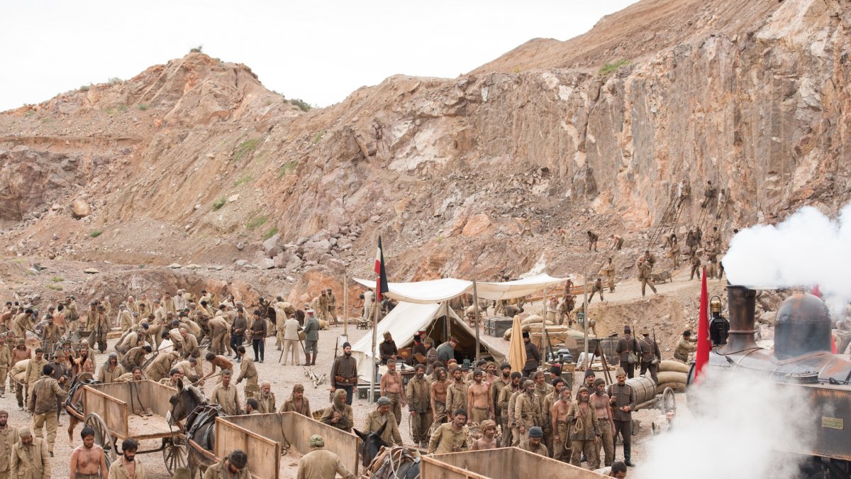 Escena de La promesa, rodada en parte en Pulpí. (Foto: José Haro)