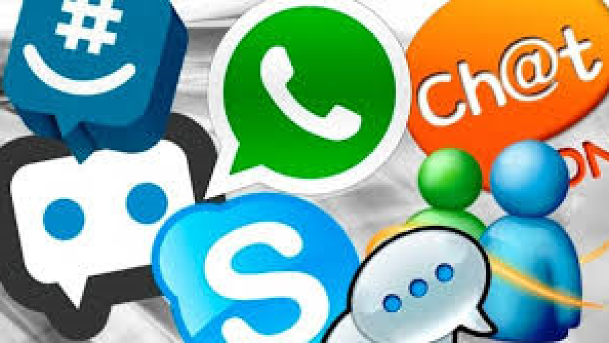 Iconos de aplicaciones de mensajería instantánea