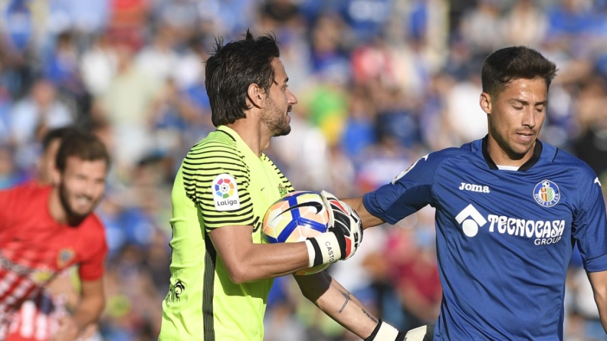 Casto, en el Getafe-Almería.