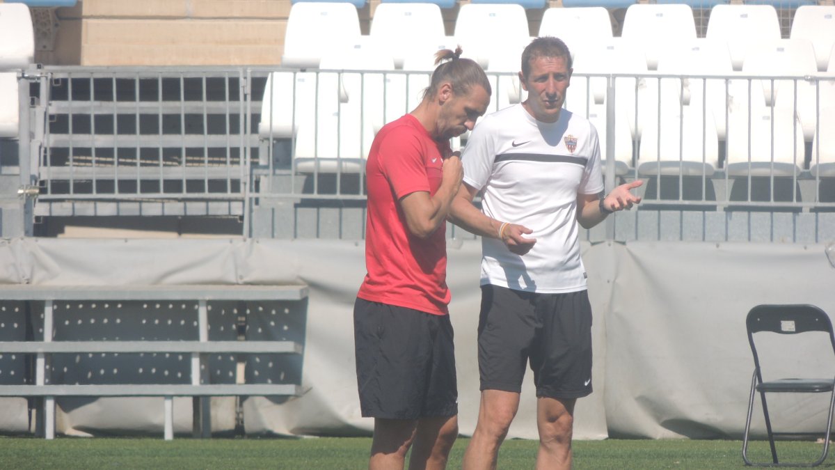 Borja Fernández con Ramis.
