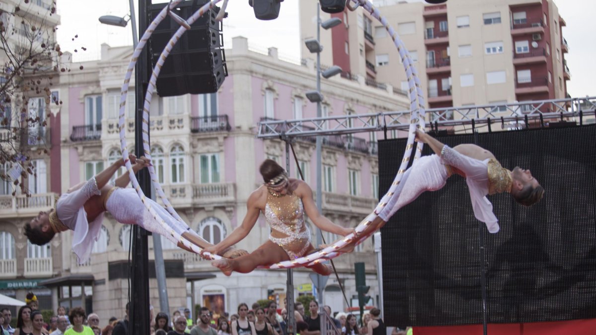 Una de las actividades celebradas en la anterior edición de Noche en Blanco.