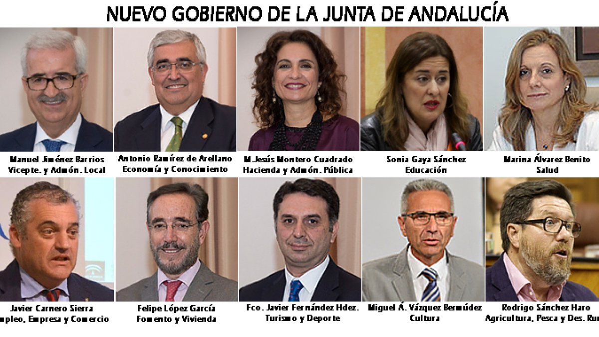 Nuevo Gobierno andaluz.