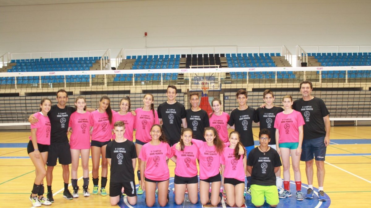 Cosme de Campus con el seleccionador Pascual Saurín.