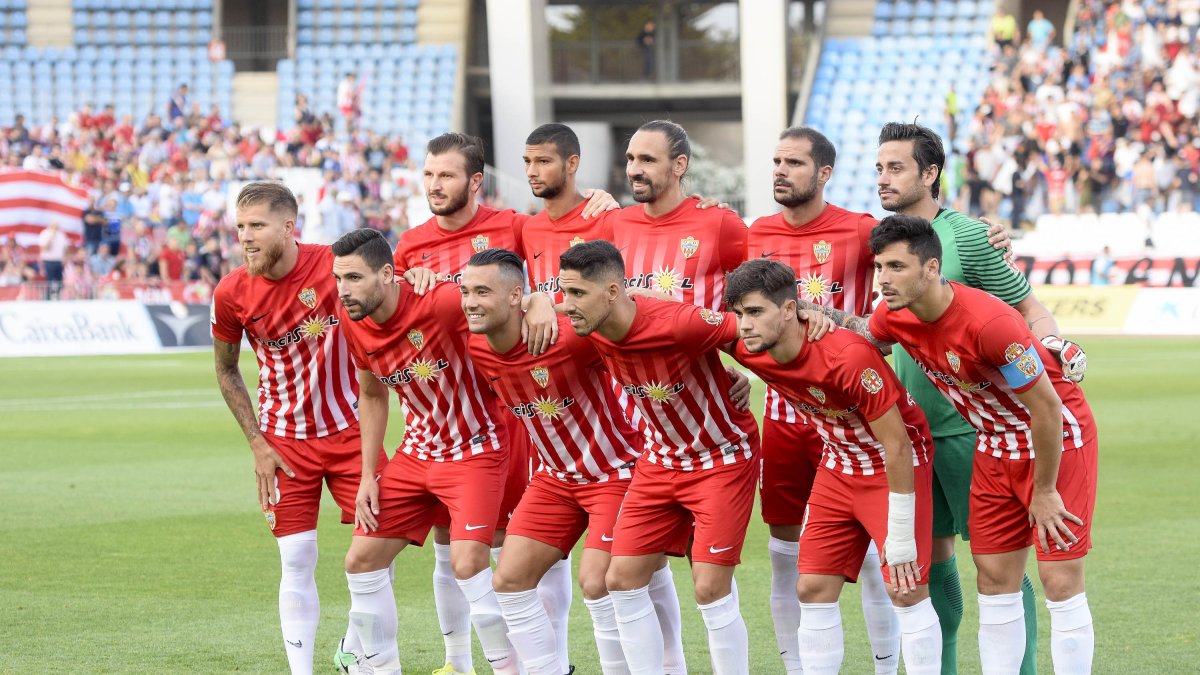 El once del Almería.