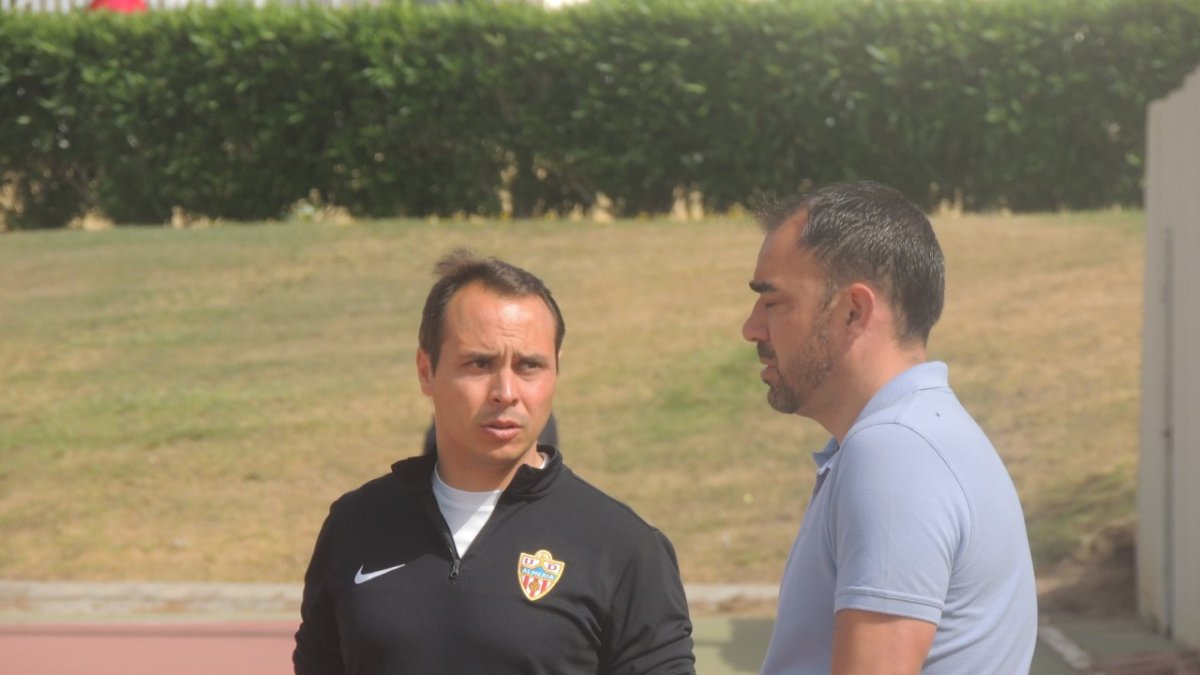 El doctor Berenguel con Raúl Lozano.