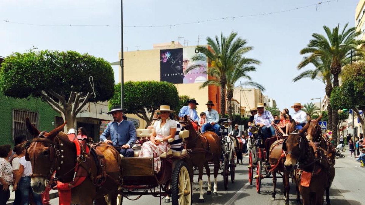 Desfile en las últimas fiestas de San Marcos.