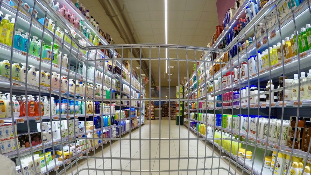 Imagen de un supermercado facilitada por FACUA.