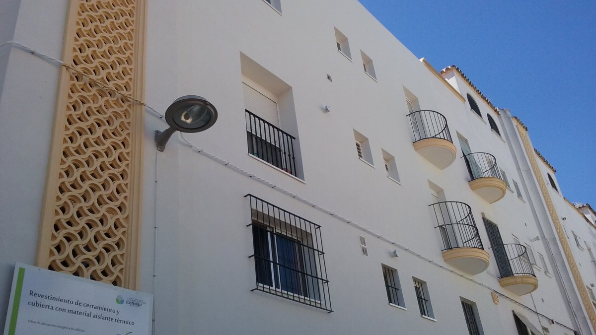 Edificio que ha sido aislado gracias a estas ayudas.