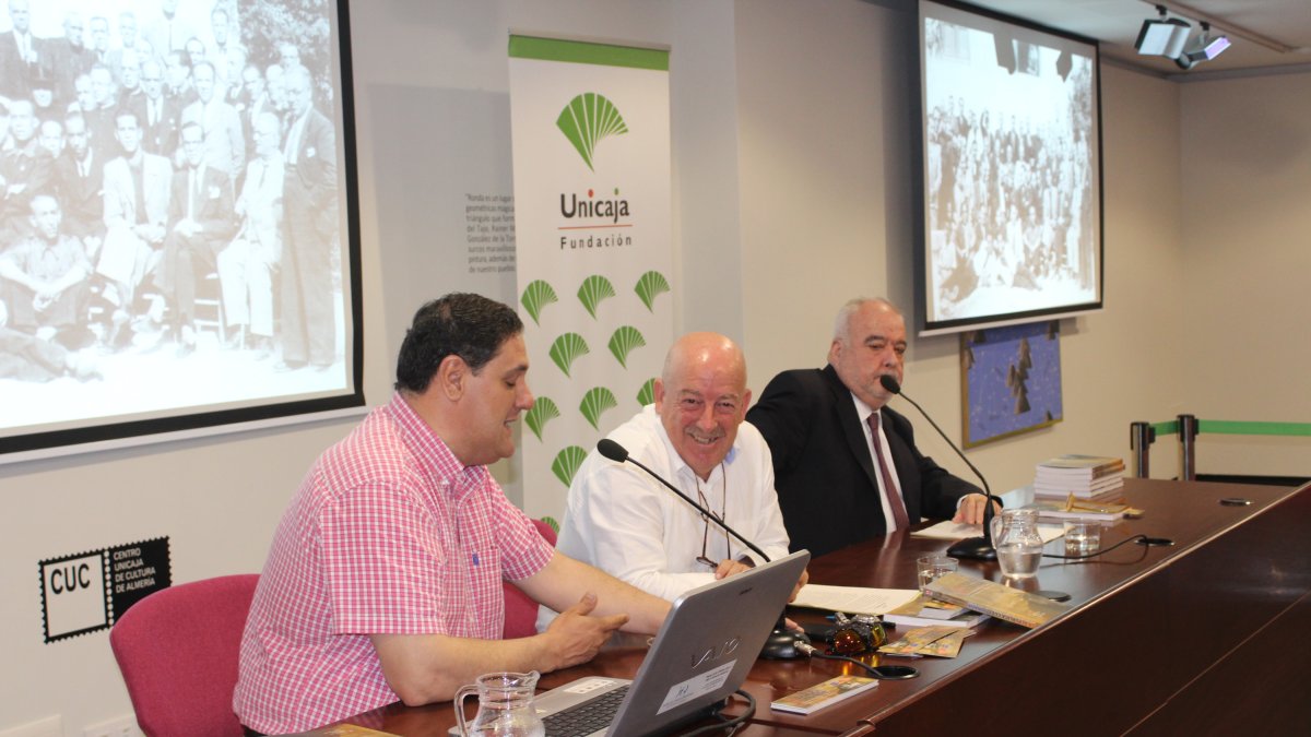 Presentación de la obra hace unos días en el Centro Unicaja de Cultura.