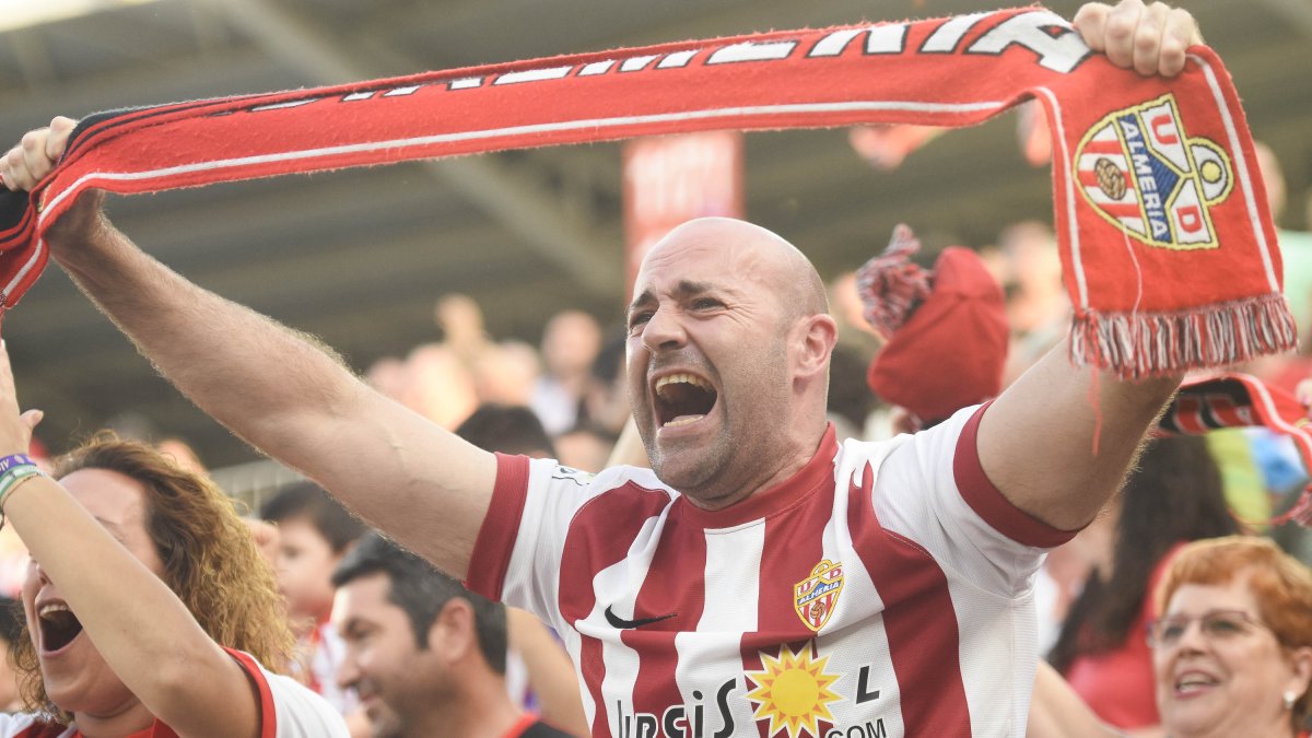Los abonados del Almería son de larga duración.