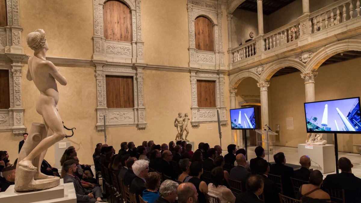 Presentación en el Patio de Honor del Castillo de Vélez Blanco en Nueva York
