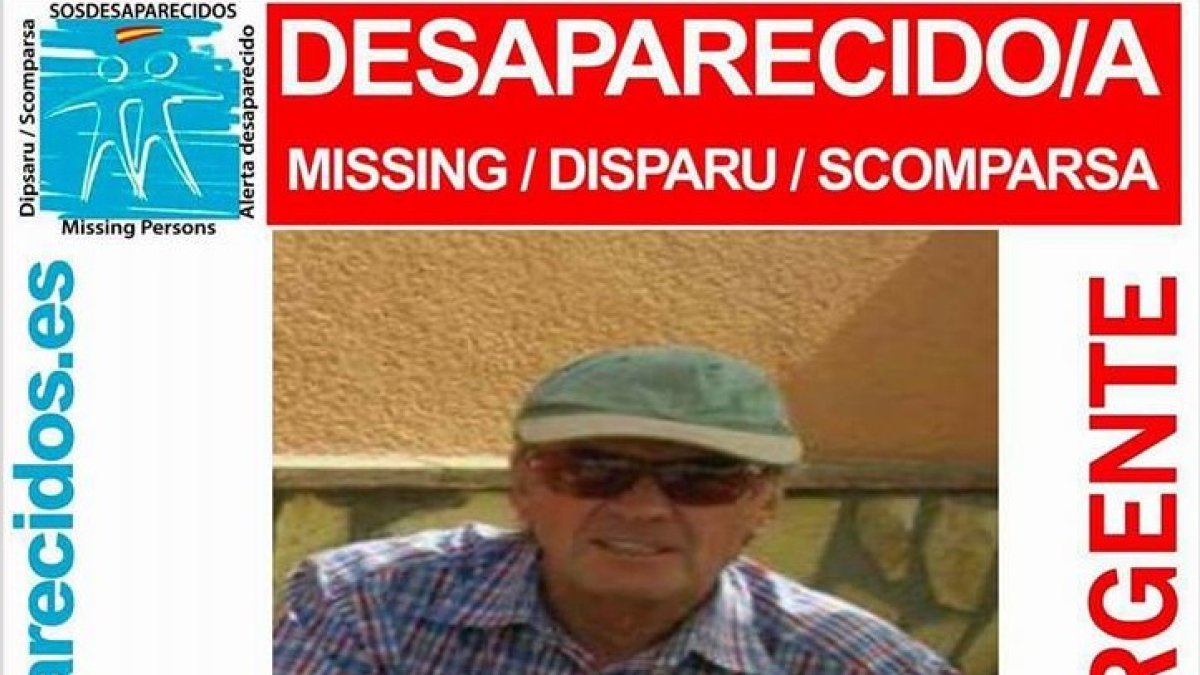 Cartel difundido tras su desaparición.