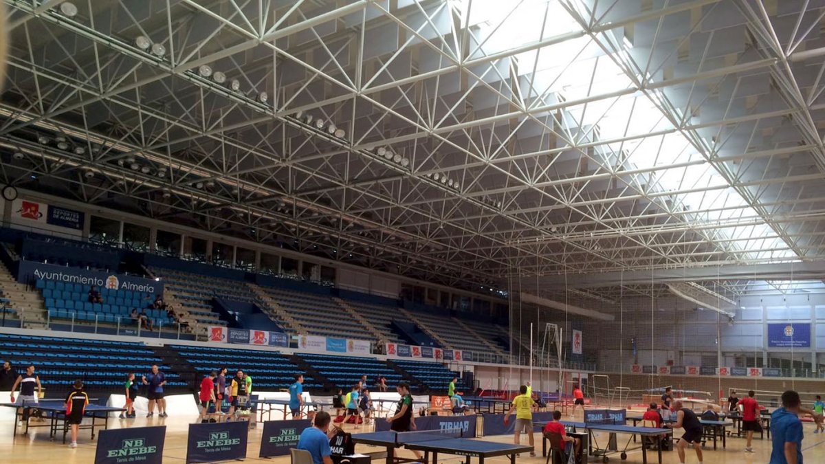 Tenis de Mesa en el Palacio Mediterráneo.