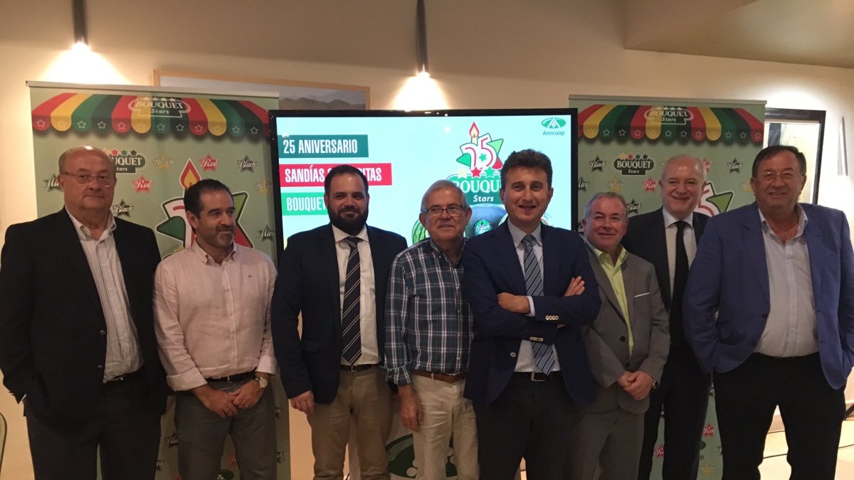 Anecoop con responsables de Coprohníjar, Agroiris, Hortamar, Tomasol y Albentillas