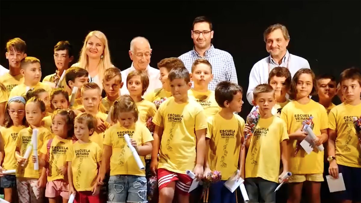 Clausura de las Escuelas de Verano de 2016 en el municipio de Tabernas.
