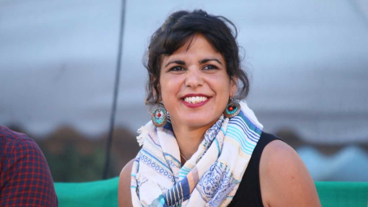 Teresa Rodríguez, portavoz de Podemos en el Parlamento andaluz, en una imagen de archivo.