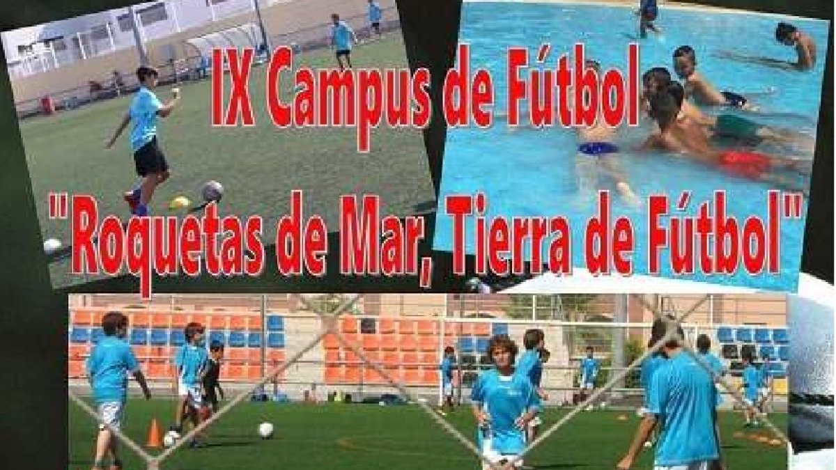 Todo preparado para la gran fiesta del fútbol en Roquetas.