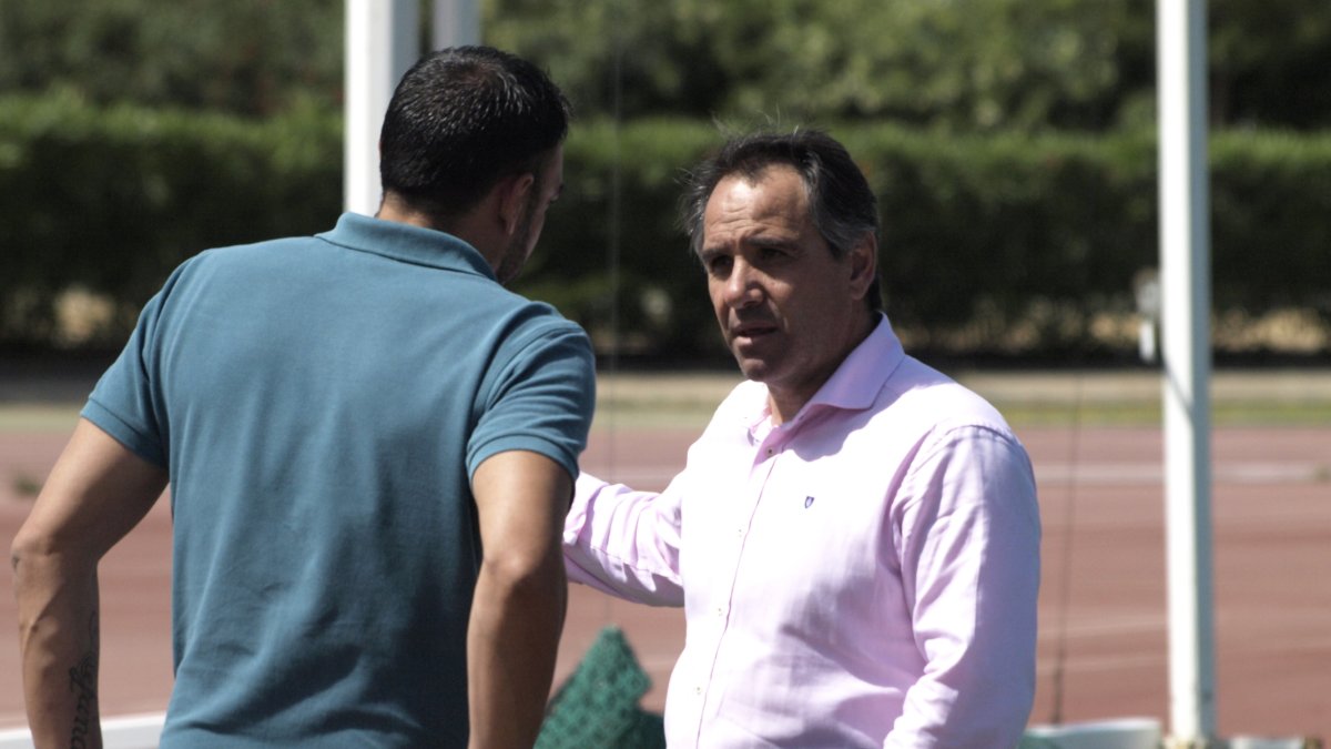 Juanjo Segura con Raúl Lozano.