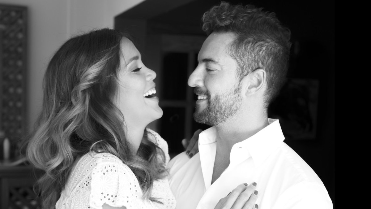 Rosanna Zanetti y David Bisbal, en una imagen de archivo.