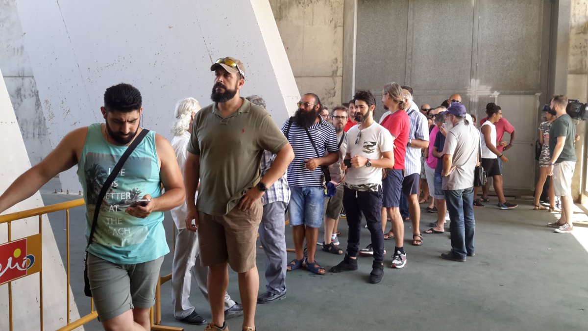 Casting de Domino en el Estadio de los Juegos.