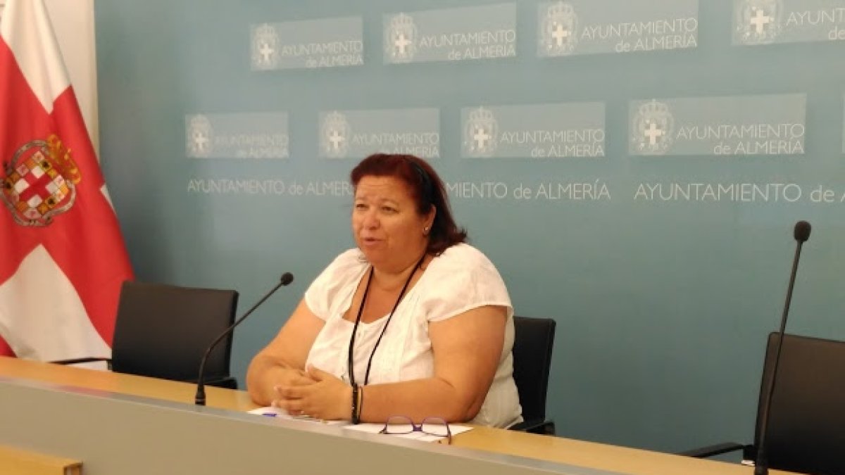 Amalia Román, concejal de Izquierda Unida.