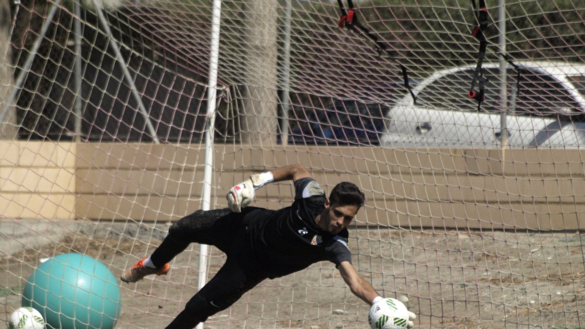 Albert Batalla entrenando en la Vega.