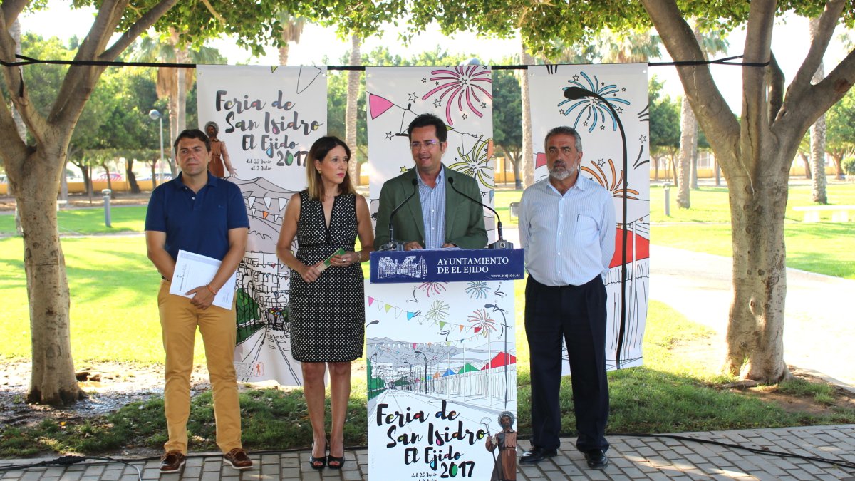 Presentación de las fiestas en el Parque.