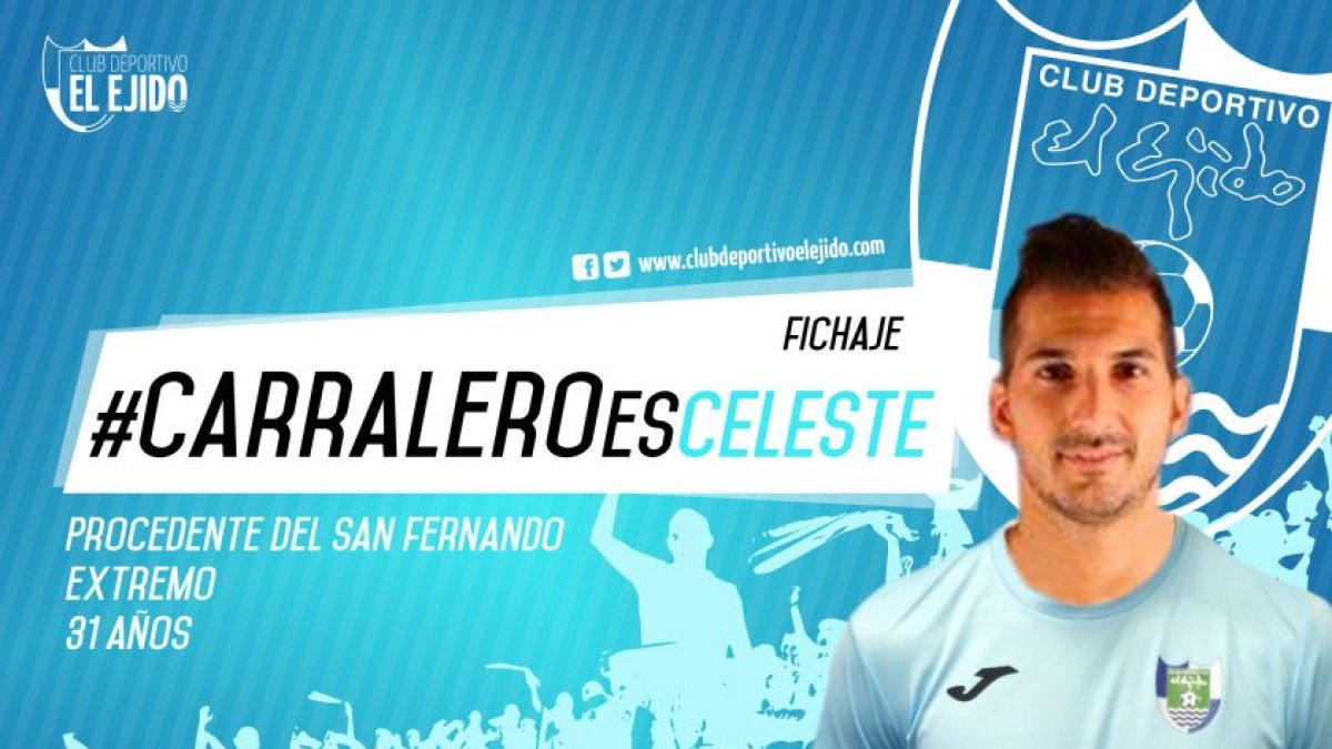Dani Carralero, fichaje del CD El Ejido.