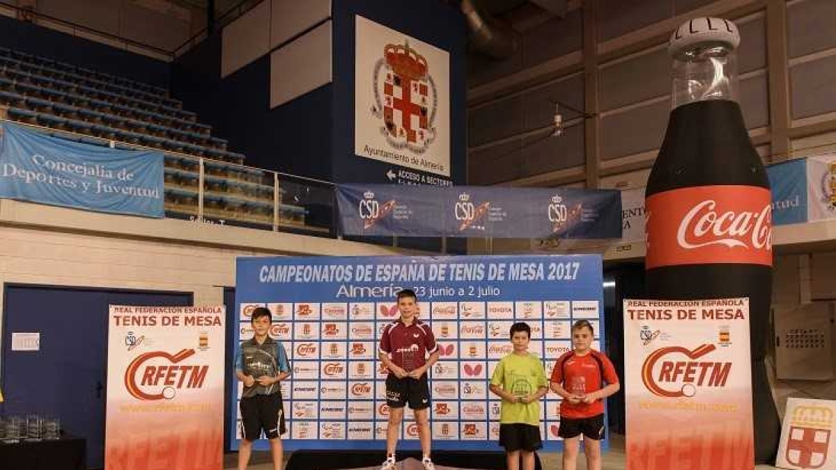 Alonso Rincón subido al cajón.