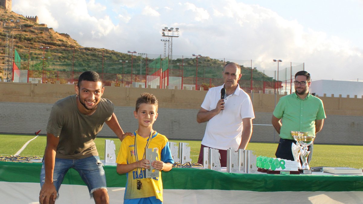 Joaquín Fernández, jugador del Almería.