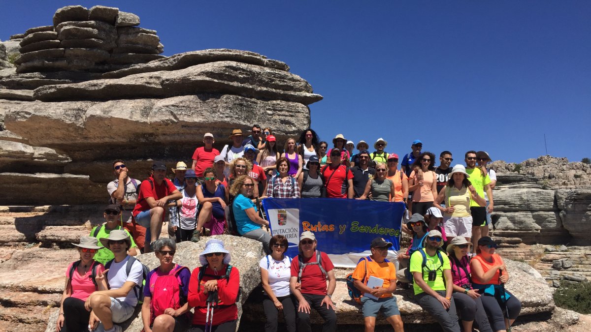 Senderismo gracias a la Diputación.