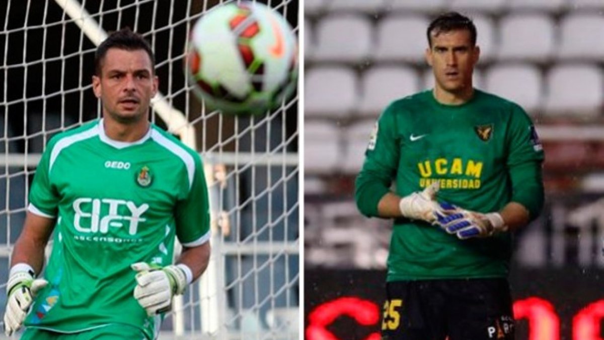 Dos porteros de golpe para el Almería.