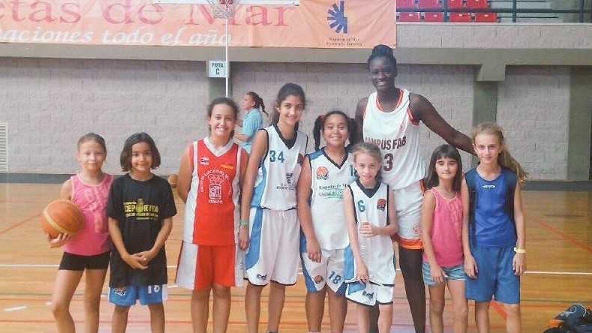 Lola Pendande en el último campus de la FAB.