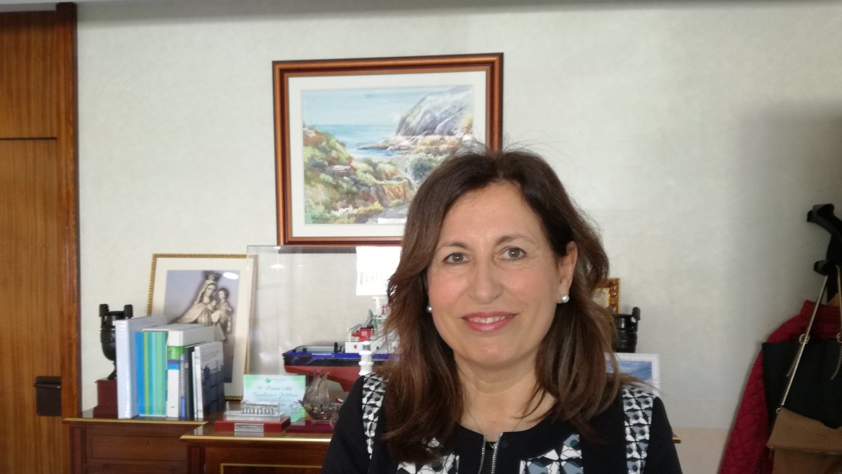 Trini Cabeo, presidenta de la Autoridad Portuaria