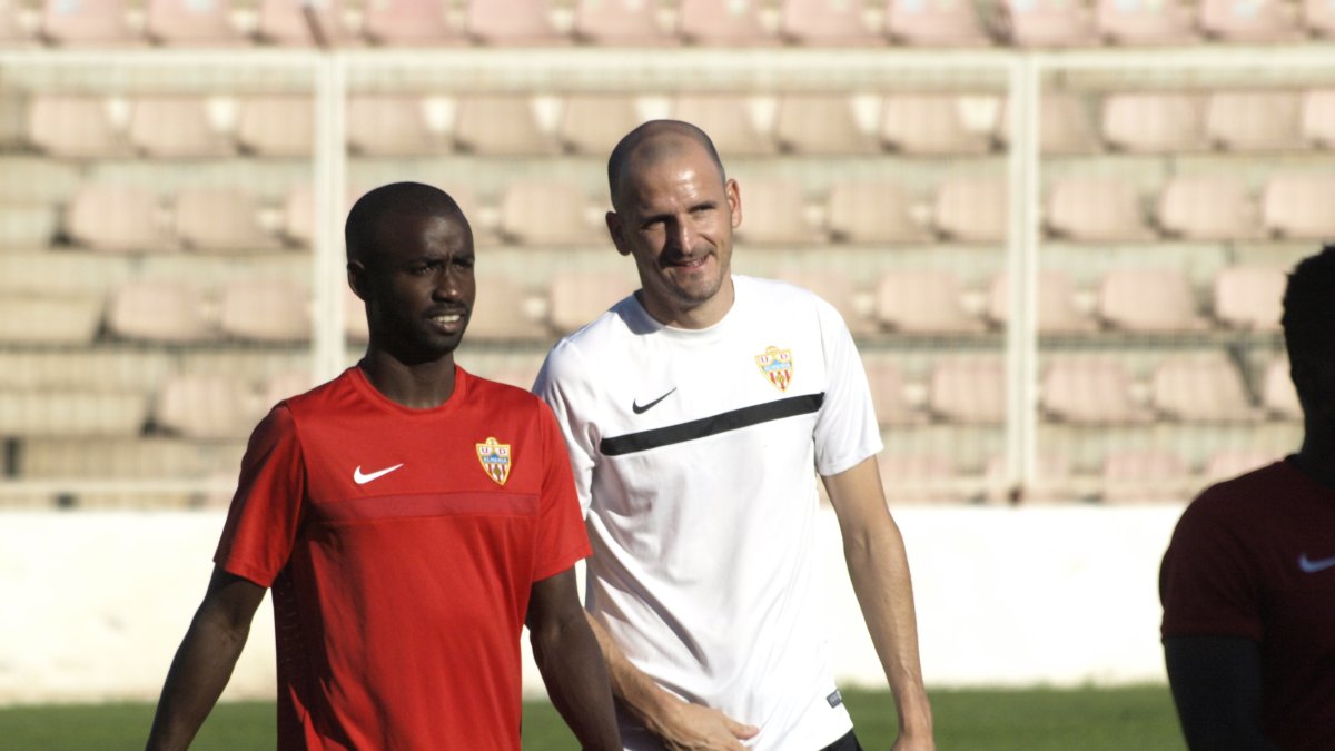 Diamanka con Fernando Soriano.