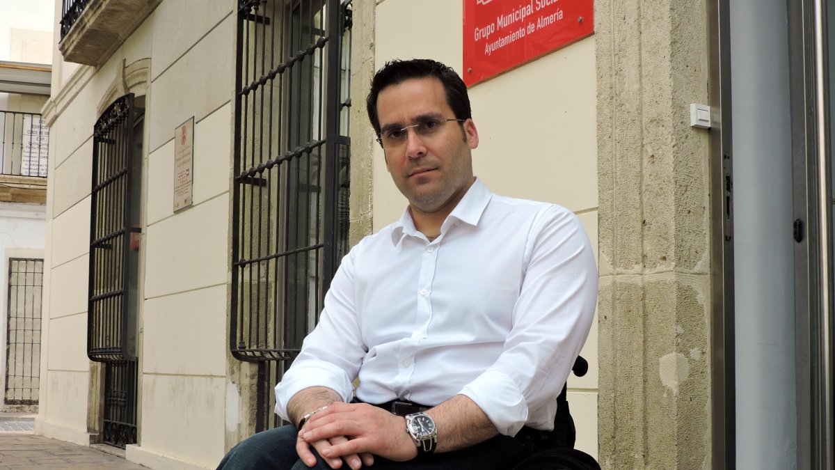 Pedro Díaz, concejal del PSOE de Almería.