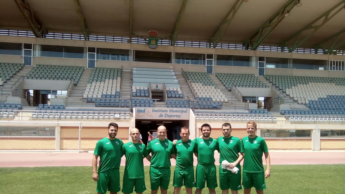 Cuerpo técnico del CD El Ejido 2017/18.