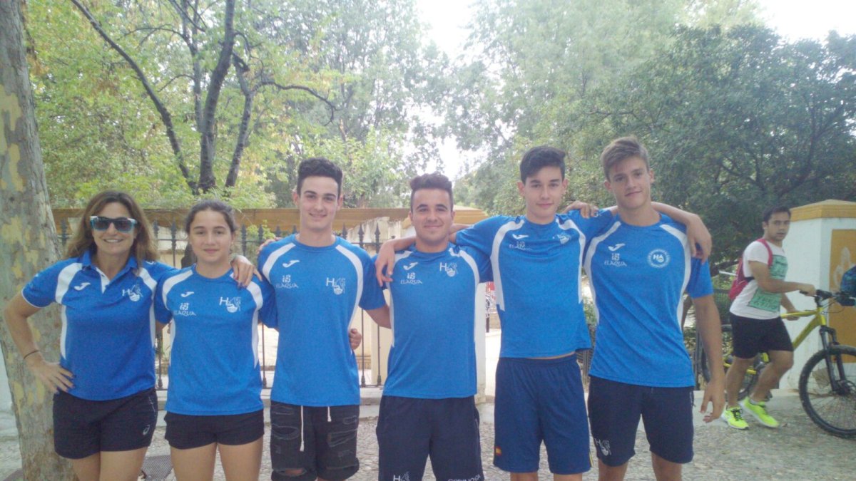 Equipo del H2O El Ejido desplazado a Baena.