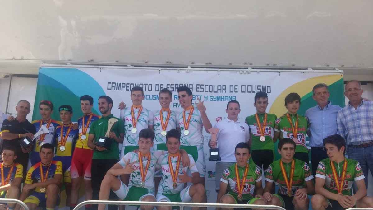 El ciclista almeriense compitió con el combinado Andaluz.