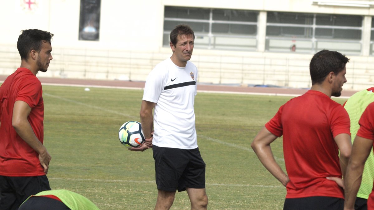 Ramis en el primer entrenamiento.