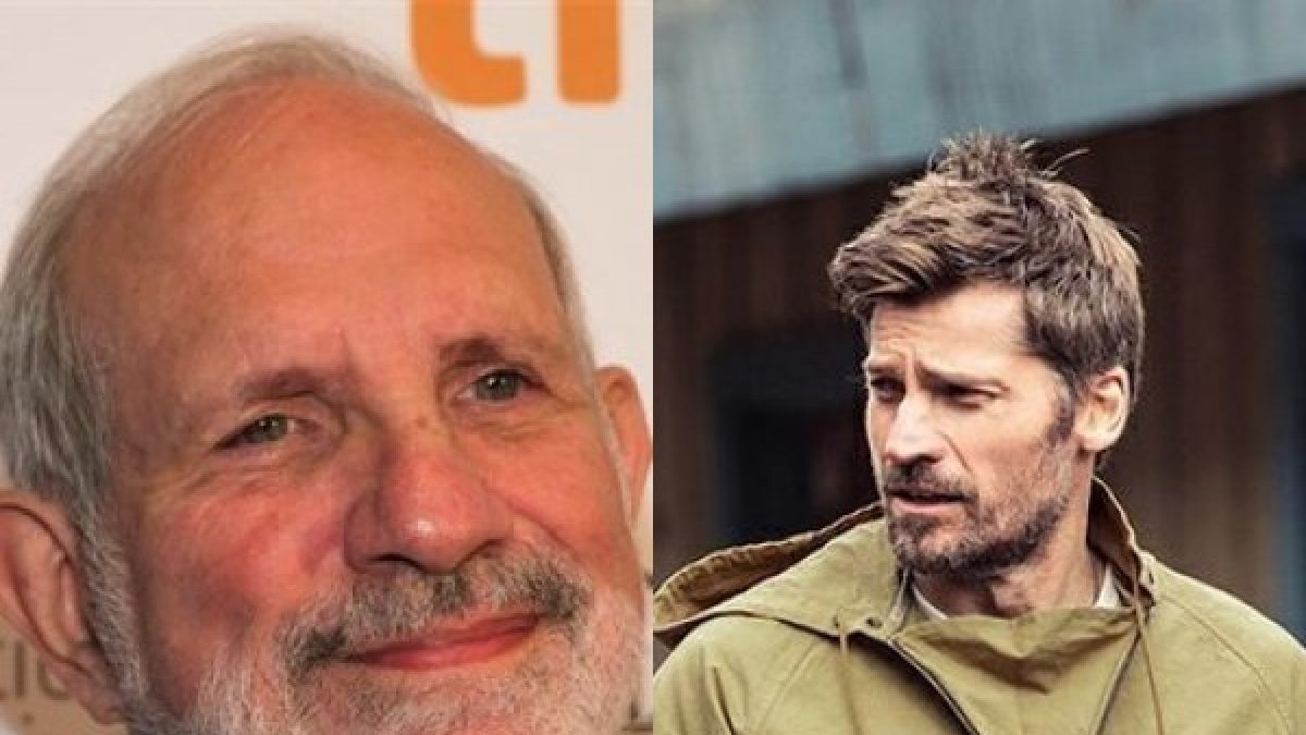 El director Brian de Palma y el actor Nikolaj Coster-Waldau.