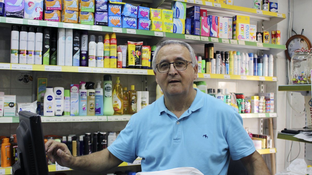 José Antonio Carreño Martínez en el Supremo que regenta en la calle de la Reina desde el año 1991.