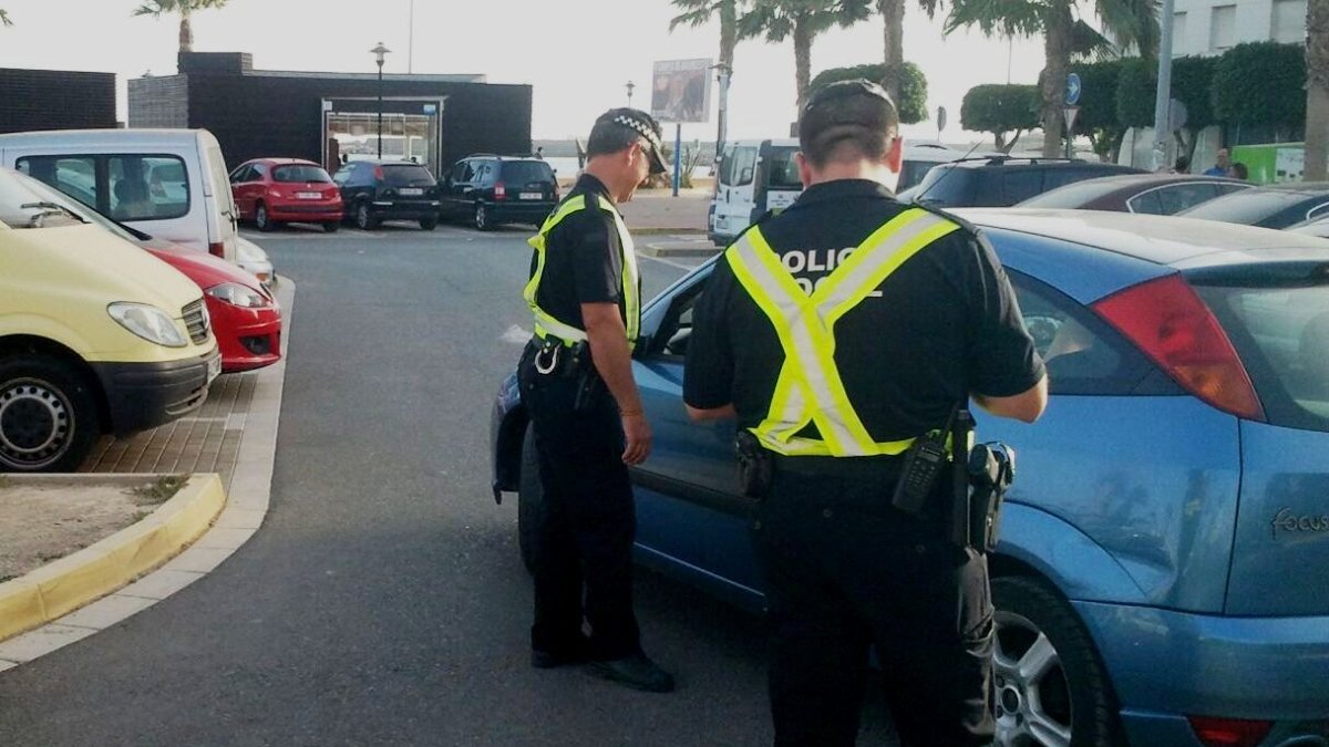 Control de la Policía Local abderitana.