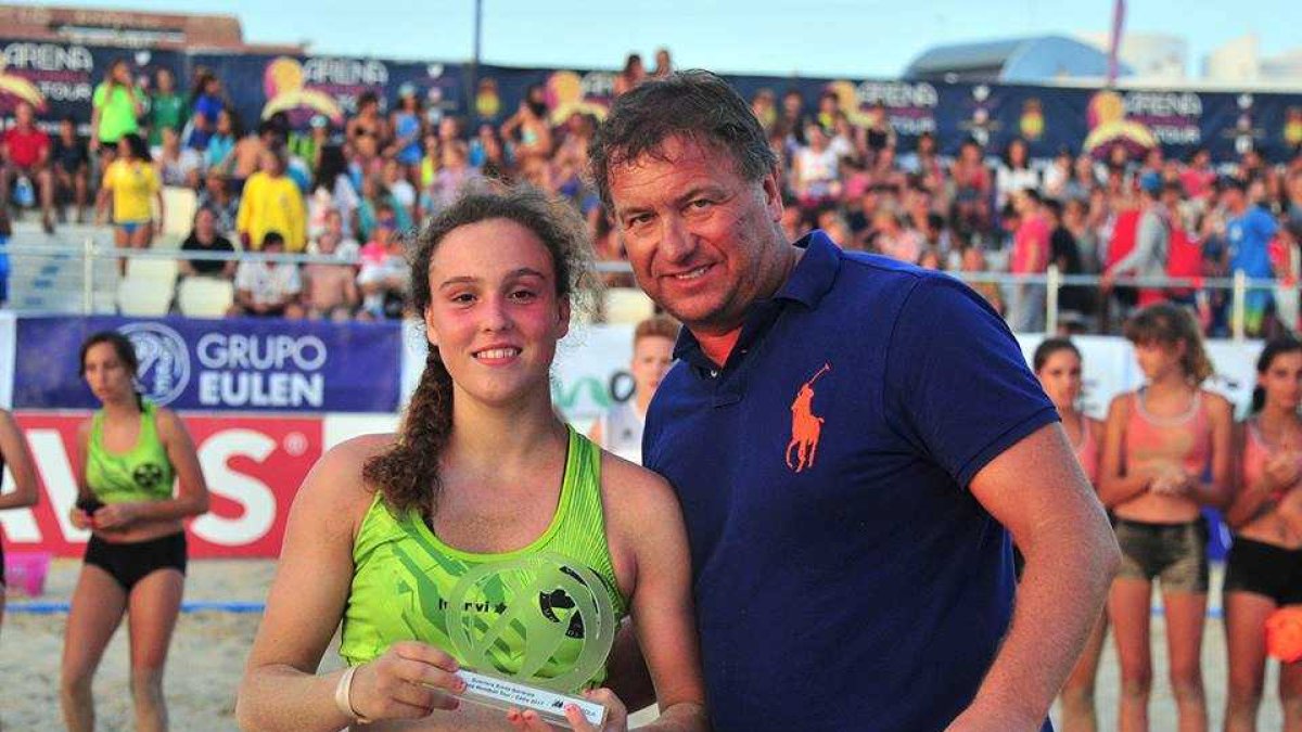 La reina de la playa.