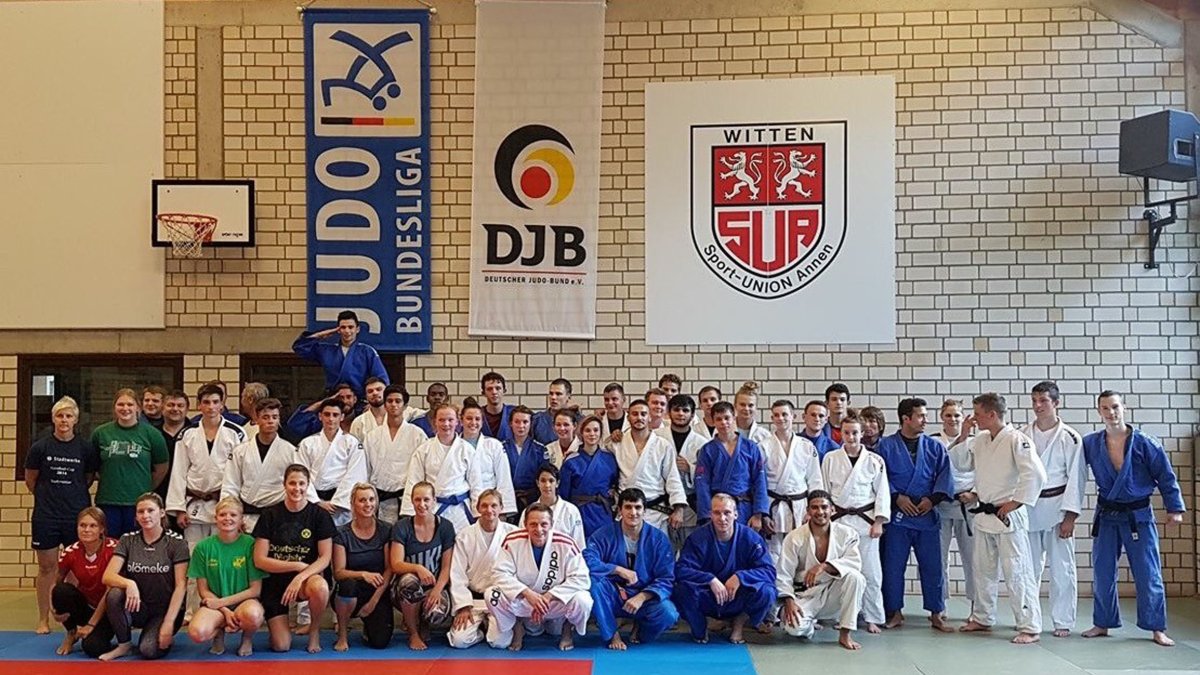 Los judocas almerienses en Alemania.